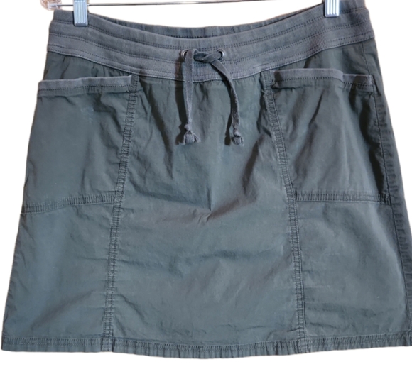 croft & barrow Dresses & Skirts - CROFT & BARROW 14 PLUS SIZE MILITARY GREEN DRAWSTRING STRETCH CARGO MINI SKIRT